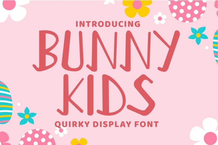 Bunny Kids - Kids Display Handwriting Font Font Download