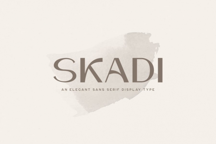 Skadi Typeface Font Download