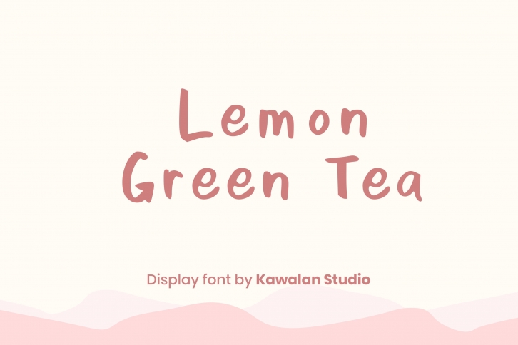 Lemon Green Tea Font Download