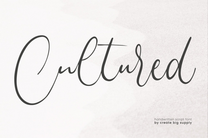 Cultured Font Download