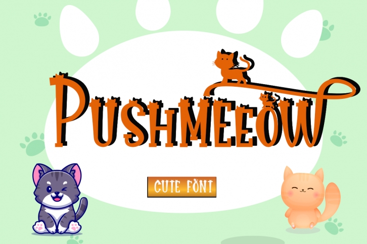 Pushmeeow Font Download