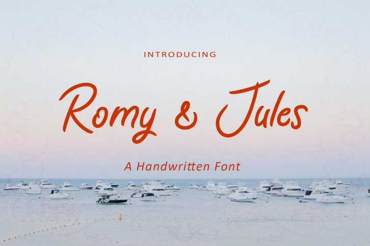AM Romy & Jules - Handwritten Font Font Download