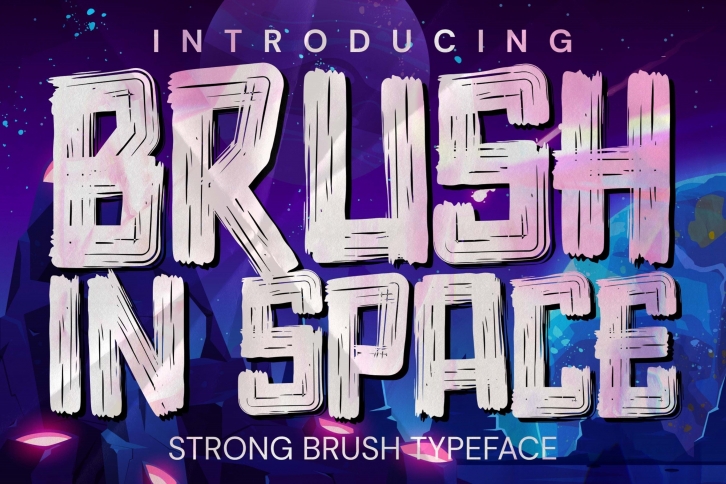 Brush in Space Font Download