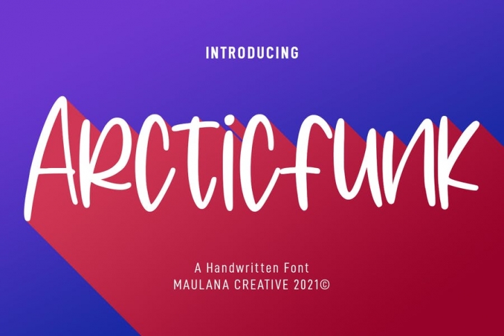 Arcticfunk Handwritten Font Font Download