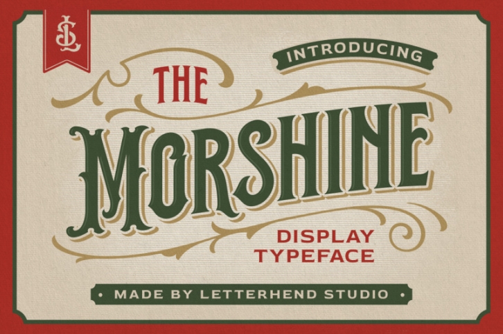 Morshine - Victorian Display Font Font Download