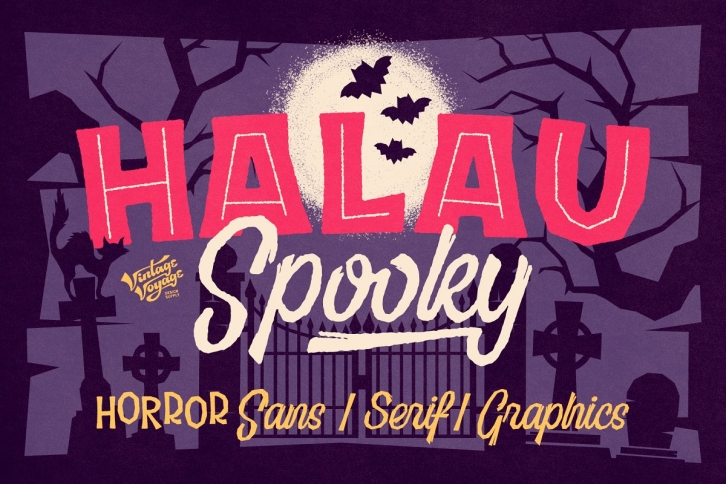 HALAU • Spooky Edition Font Download