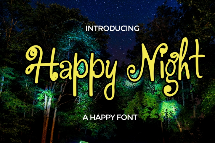 Happy Night Font Download
