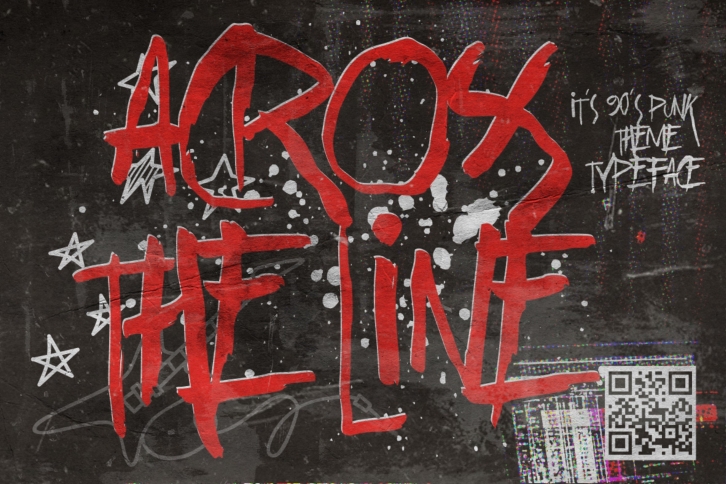 Across the Line Font Download