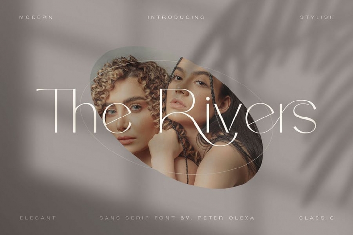 The Rivers - Modern Sans Font Font Download