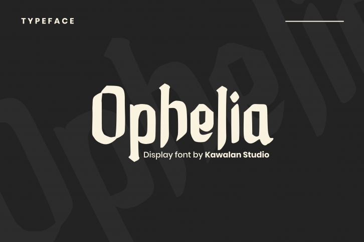 Ophelia Font Download