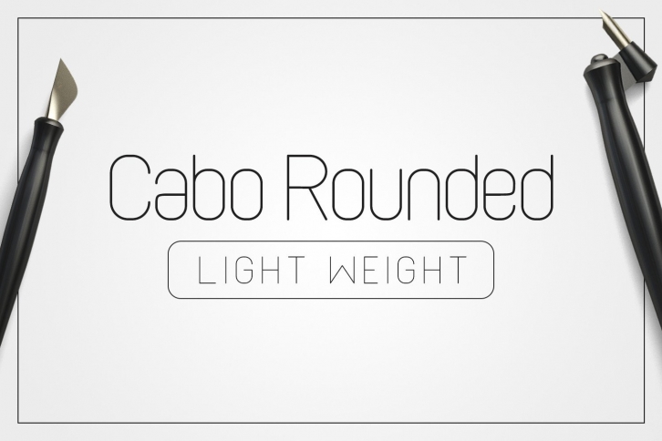 Cabo Rounded Light Font Download