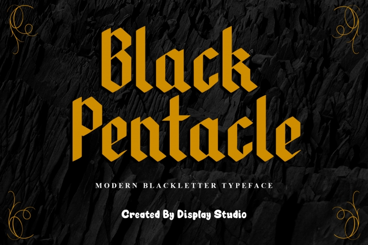 Black Pentacle Font Download
