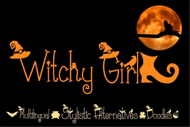 Witchy Girl Font Download