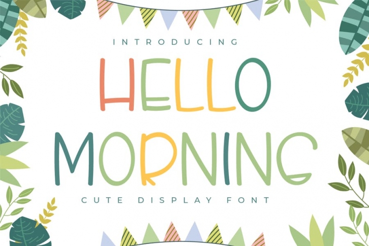 Hello Morning - Handwritten Display Font Font Download