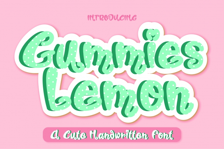 Gummies Lemon Font Download