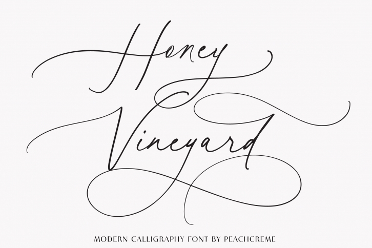 Honey Vineyard Calligraphy Font Download
