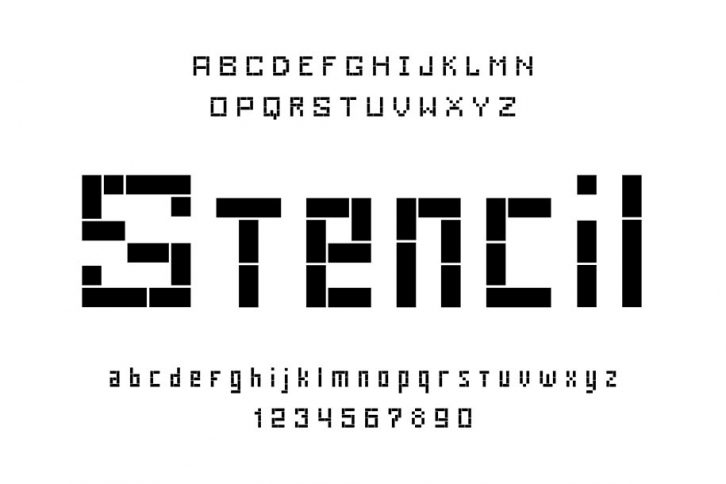 Stencil Font Download