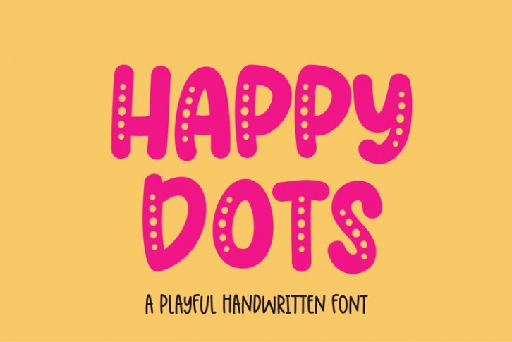Happy Dots Font Download