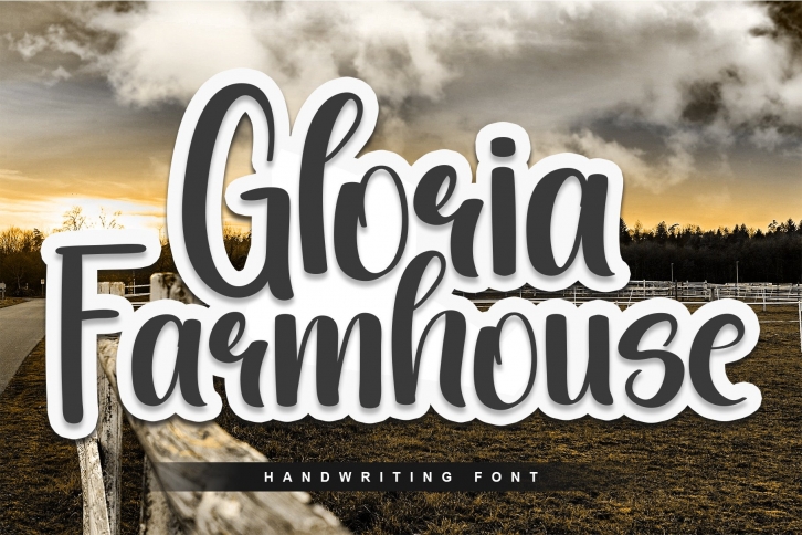 Gloria Farmhouse Font Download