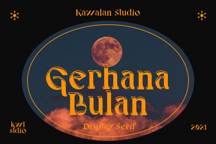 Gerhana Bulan Font Download