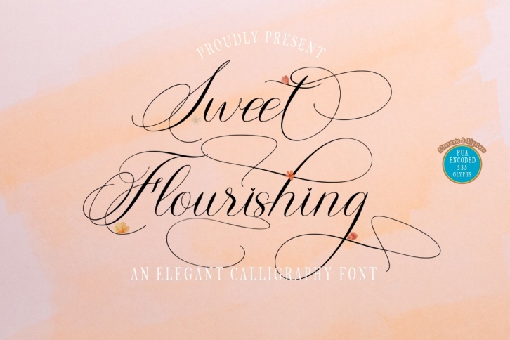 Sweet Flourishing Font Download