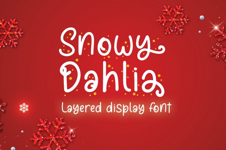 Snowy Dahlia Font Download
