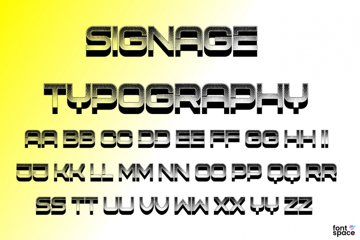 Signage Typography Font Download