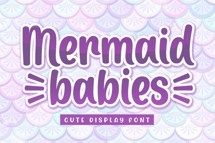 Mermaid Babies Font Download