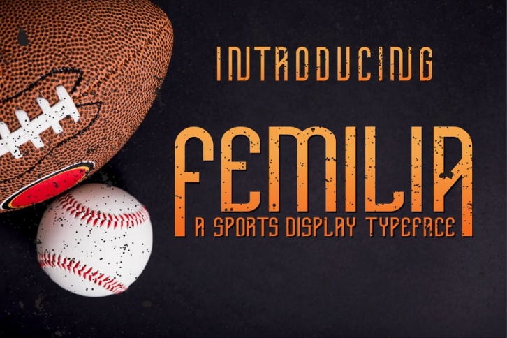 Femilia - Modern Sans Serif Sports Font Typeface Font Download