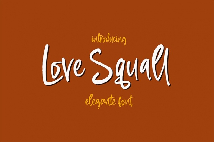 Love Squall Bonus Swash Font Download