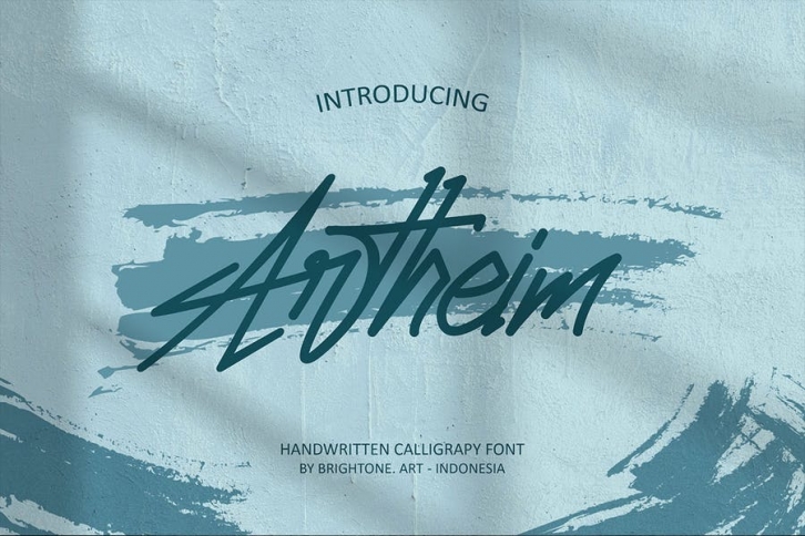 Artheim - Handwritten Type Font Font Download