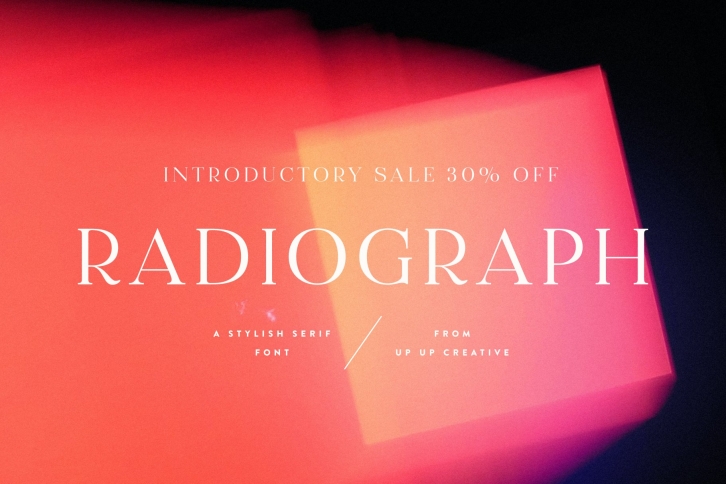 Radiograph, A Serif INTRO SALE Font Download