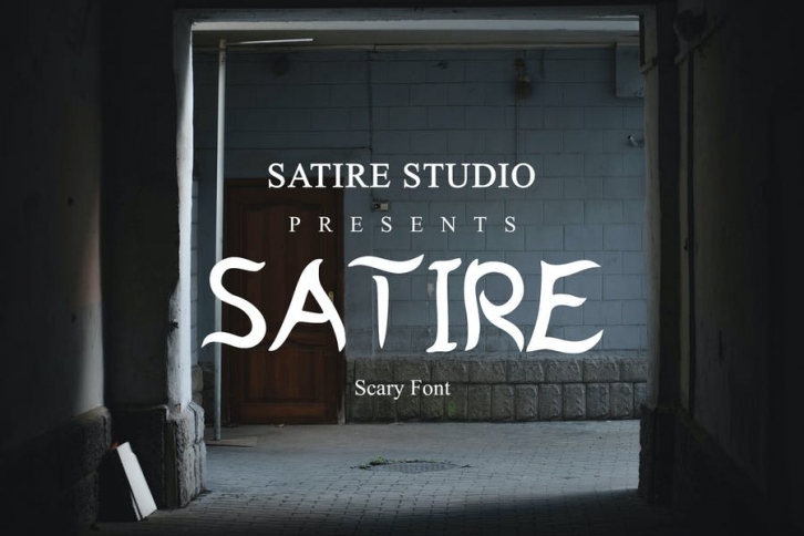 Satire - Scary Font Font Download