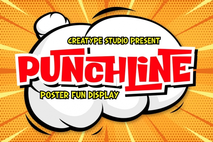 Punchline Poster Business Font Font Download