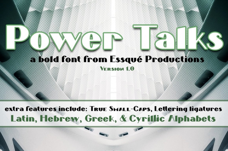 Power Talks Font Download