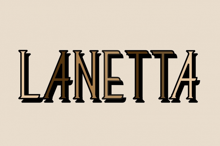 Lanetta Typeface Font Download