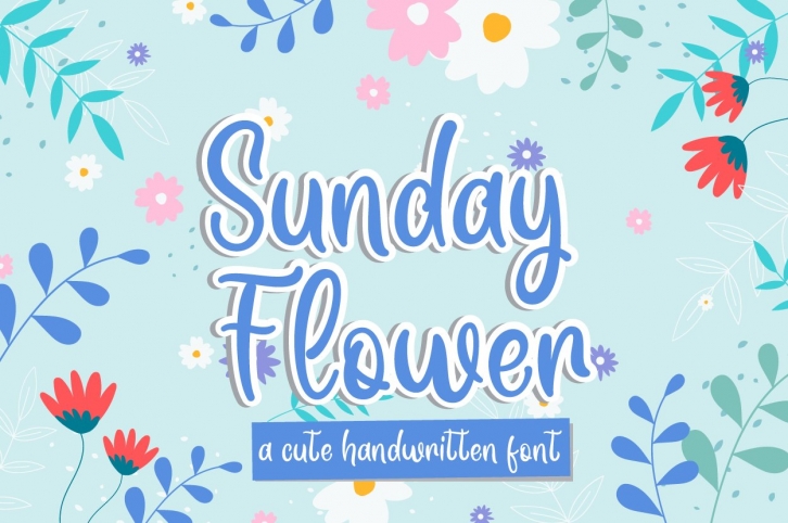 Sunday Flower Font Download