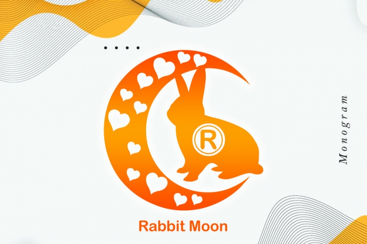 Rabbit Moon Monogram Font Download