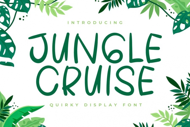 Jungle Cruise - Display Font Font Download