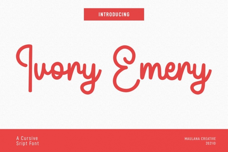 Ivory Emery Script Font Font Download