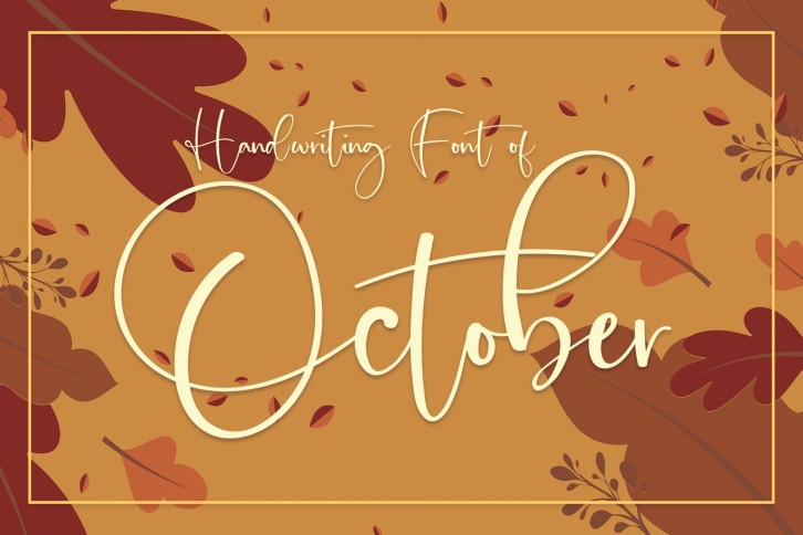 October Font Download