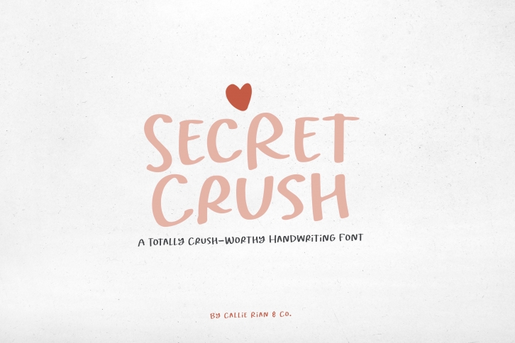 Secret Crush Handwriting Font Download