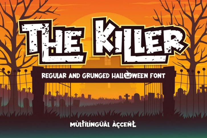 The Killer Halloween Family Font Font Download