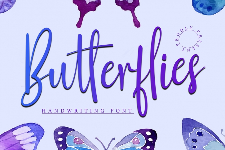 Butterflies Font Download