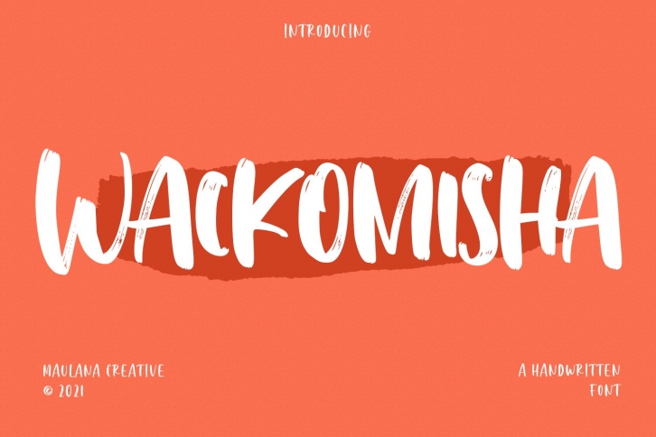 Wackomisha Handwritten Brush Font Download