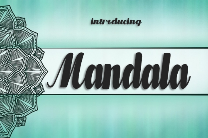 Mandala Font Download