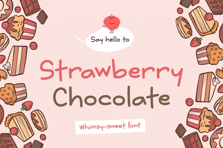 Strawberry Chocolate Font Download