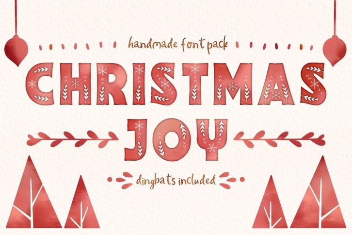 Christmas Joy font pack! Font Download