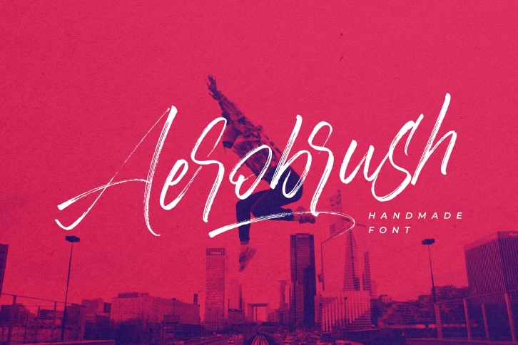 Aerobrush Handbrushed Font Download