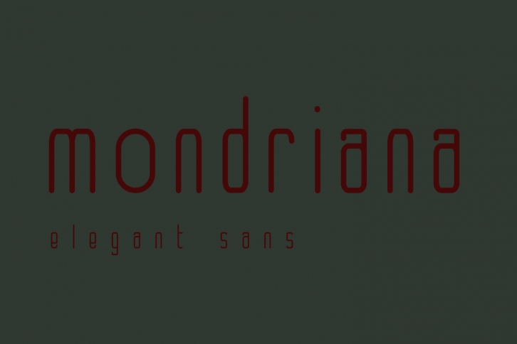 Mondriana Font Download